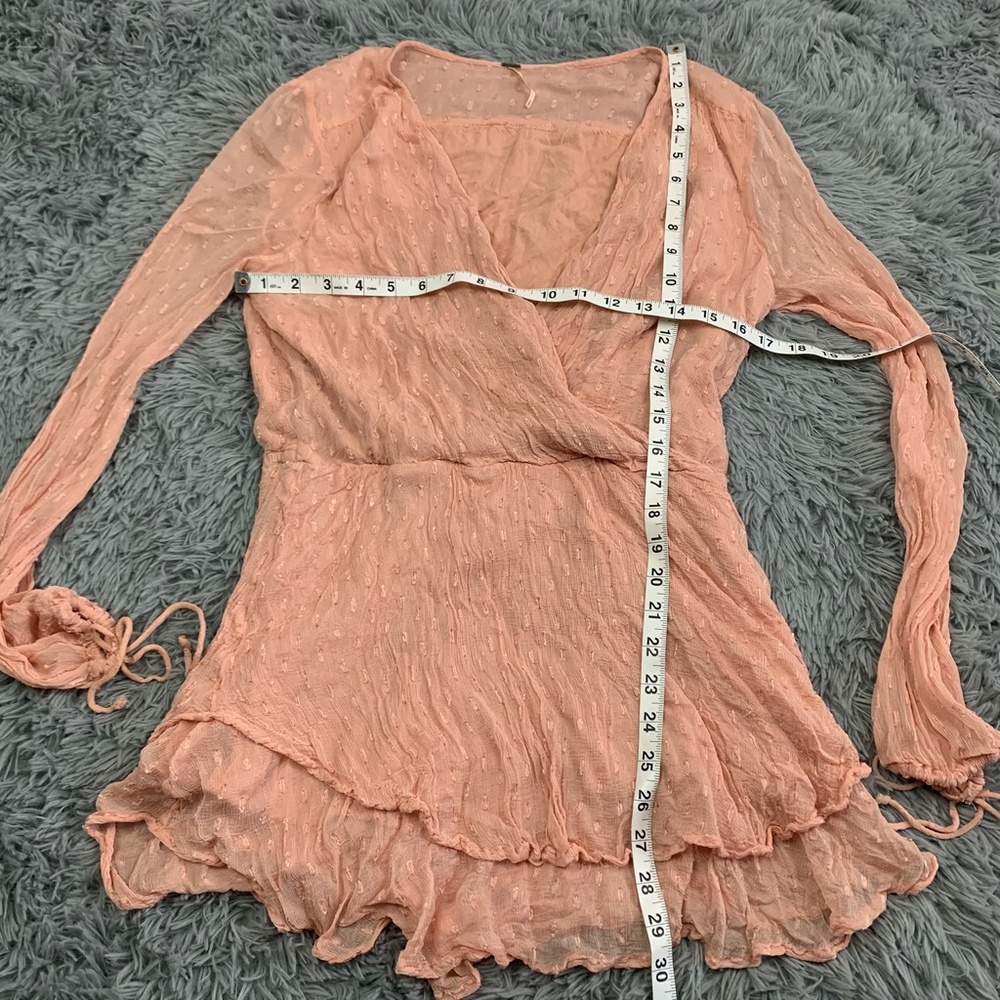 Free People Daliah Wrap Mini Dress - Picture 2 of 7